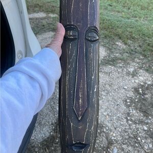 Masked distress wood